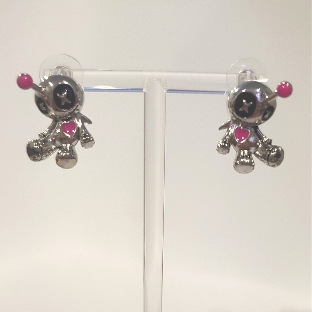 Voodoo Doll Post Earrings